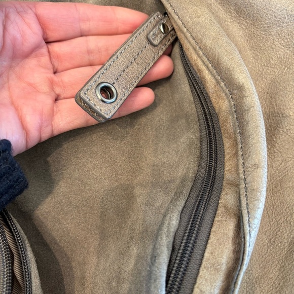 BCBGMaxAzria Tan Leather Hobo Bag - Picture 9 of 12